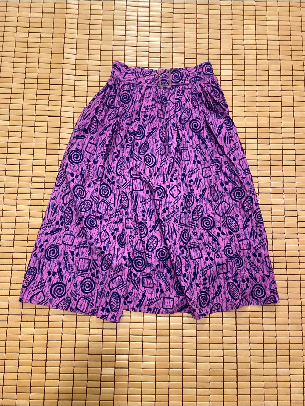 Pink and purple wrap skirt